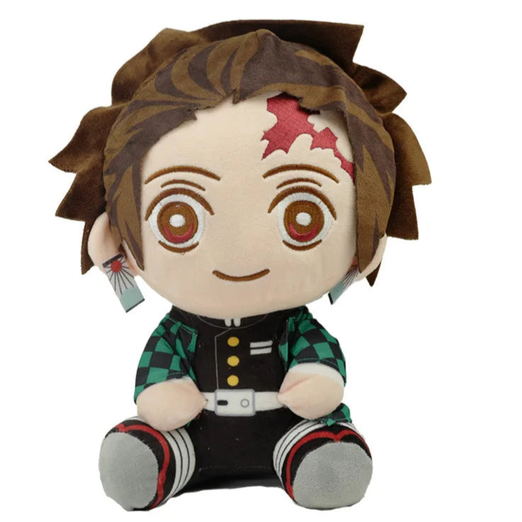 Demon Slayer Tanjiro Kamado Plush 8 Inch Chibi Stuffed Toy Collectible