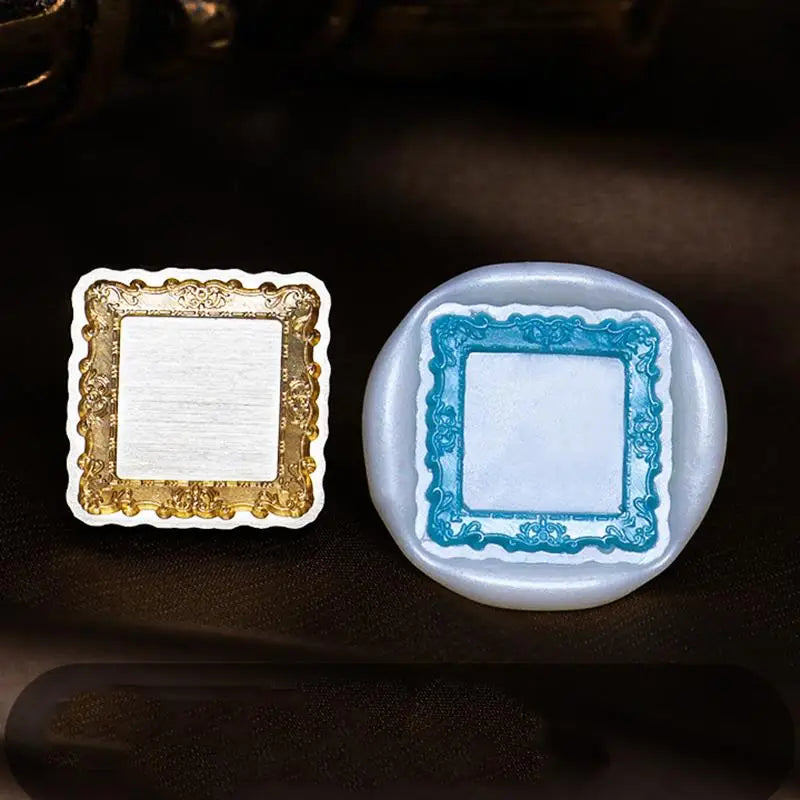 Retro Photo Frame Lacquer Seal Wax Stamp Head Copper Invitation Decor