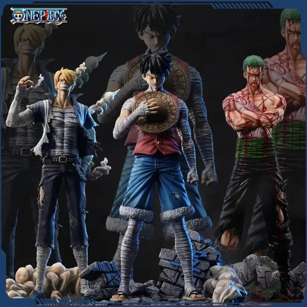 30cm One Piece Roronoa Zoro Vinsmoke Sanji Action Figure PVC Model