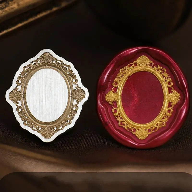 Retro Photo Frame Lacquer Seal Wax Stamp Head Copper Invitation Decor