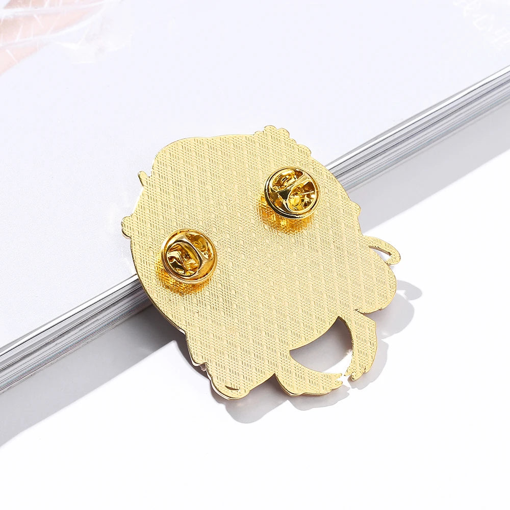 Shinobu Kocho Enamel Brooch – Demon Slayer Metal Badge