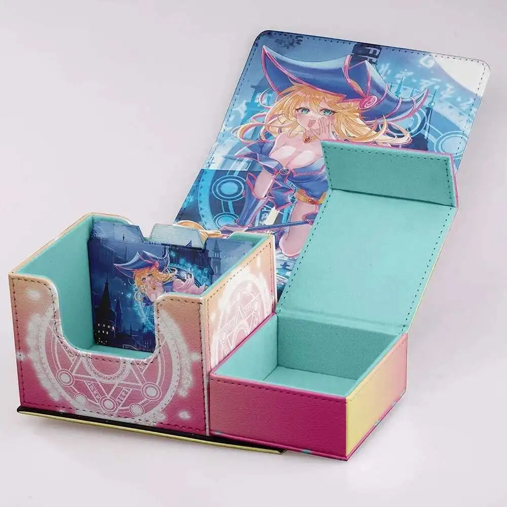 AnimeSnacks Deck Box Card Organizer MTG TCG Baseball Card Holder Case