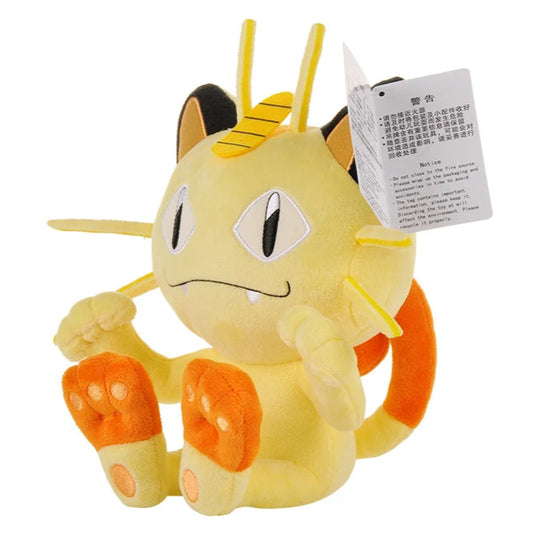 Pokemon Meowth Plush Stuffie – 8" Classic Stuffed Toy