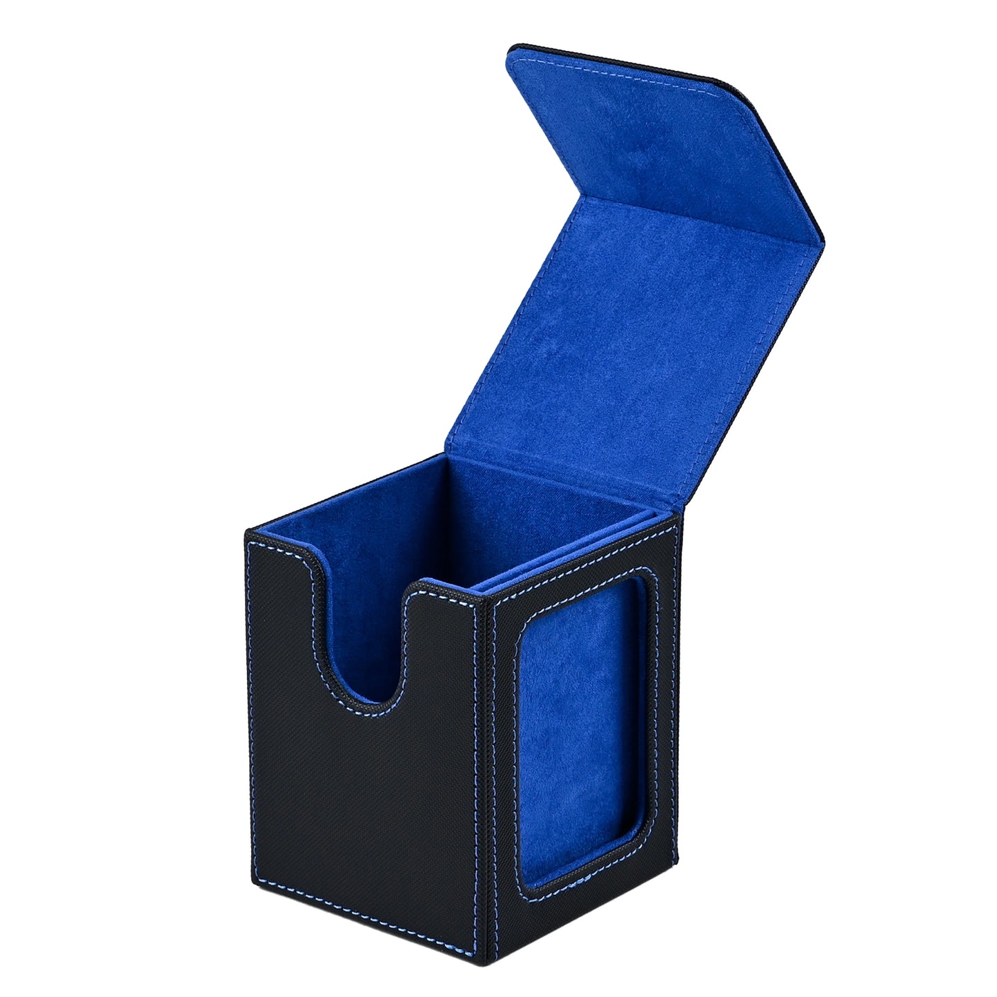 HOT Card Deck Box with Display Window Trading Card Storage 120+ Cards