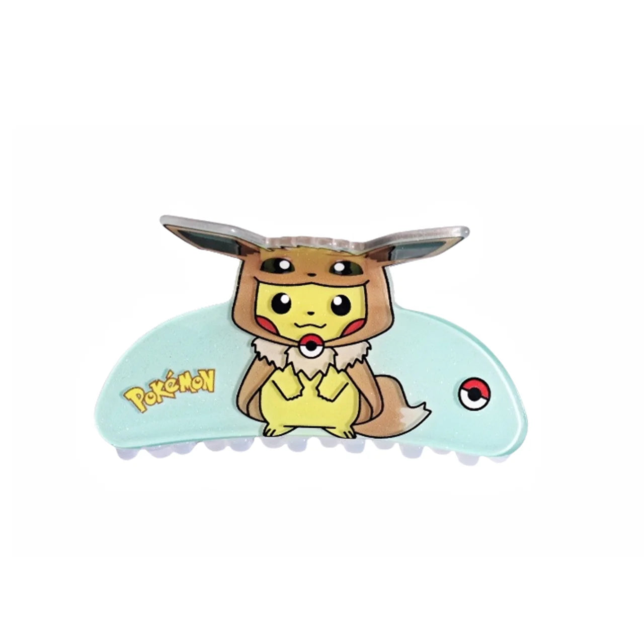 Cute Anime Pikachu Hair Claw Clips for Women, Fashion Cartoon Headwear