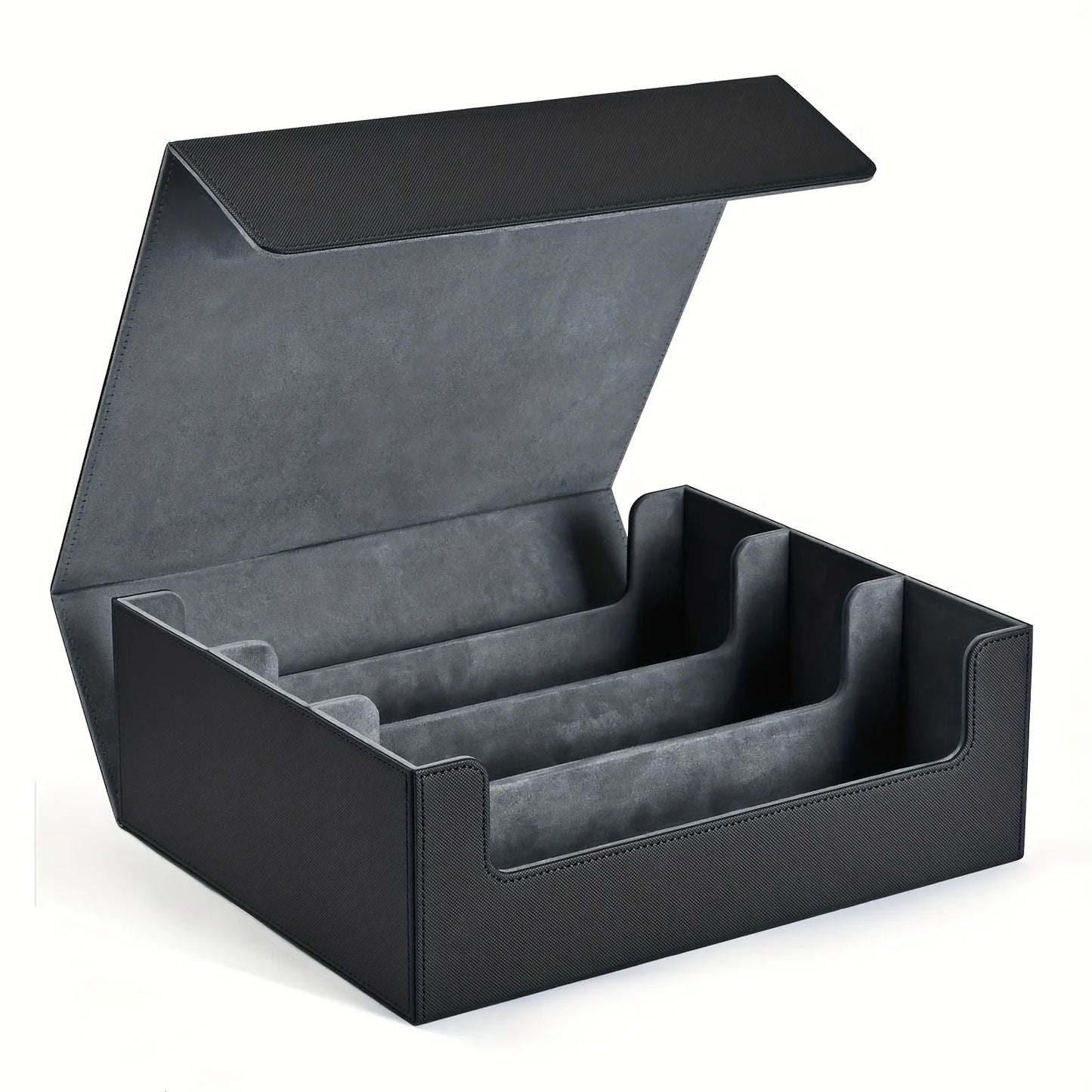 PU Leather Trading Card Storage Box – Holds 1800+ Cards