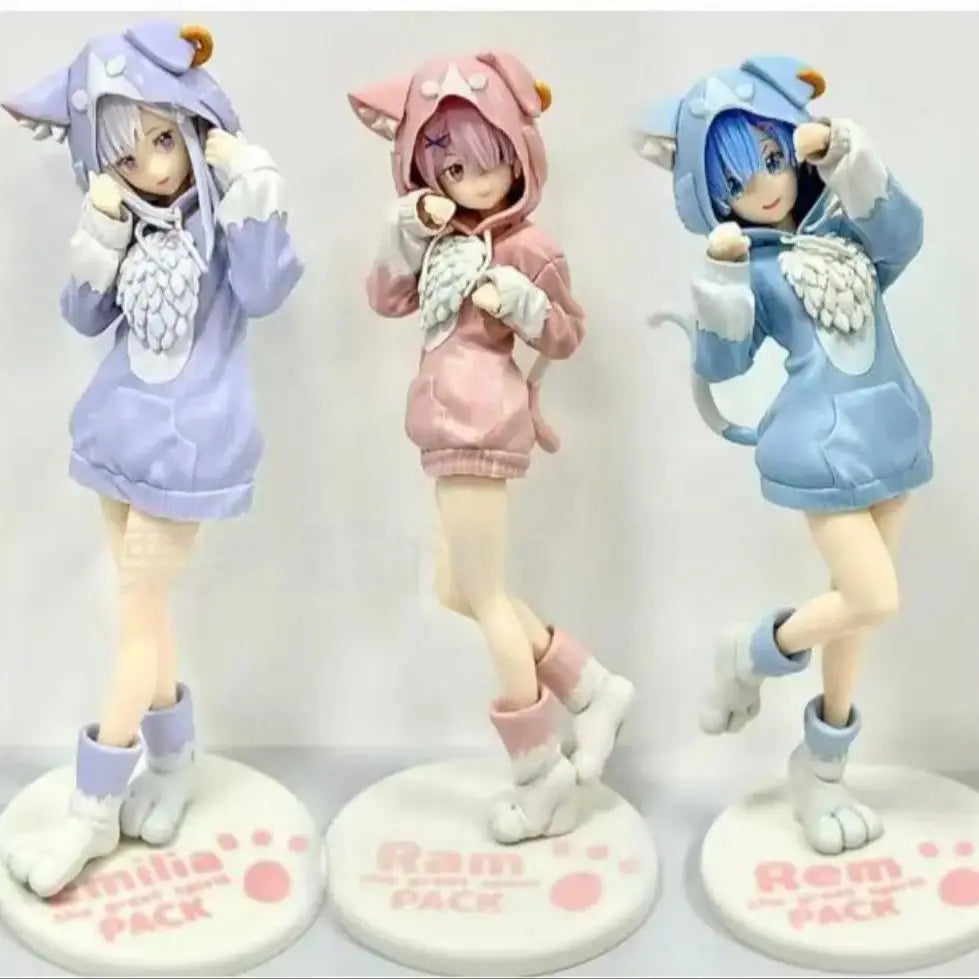 Anime Re:Life In A Different World From Zero Rem Emilia Figure Gift
