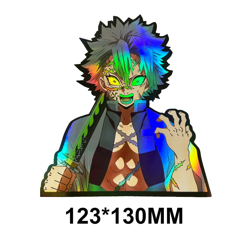 Sanemi Shinazugawa Sticker – Holographic Hashira Rage Edition