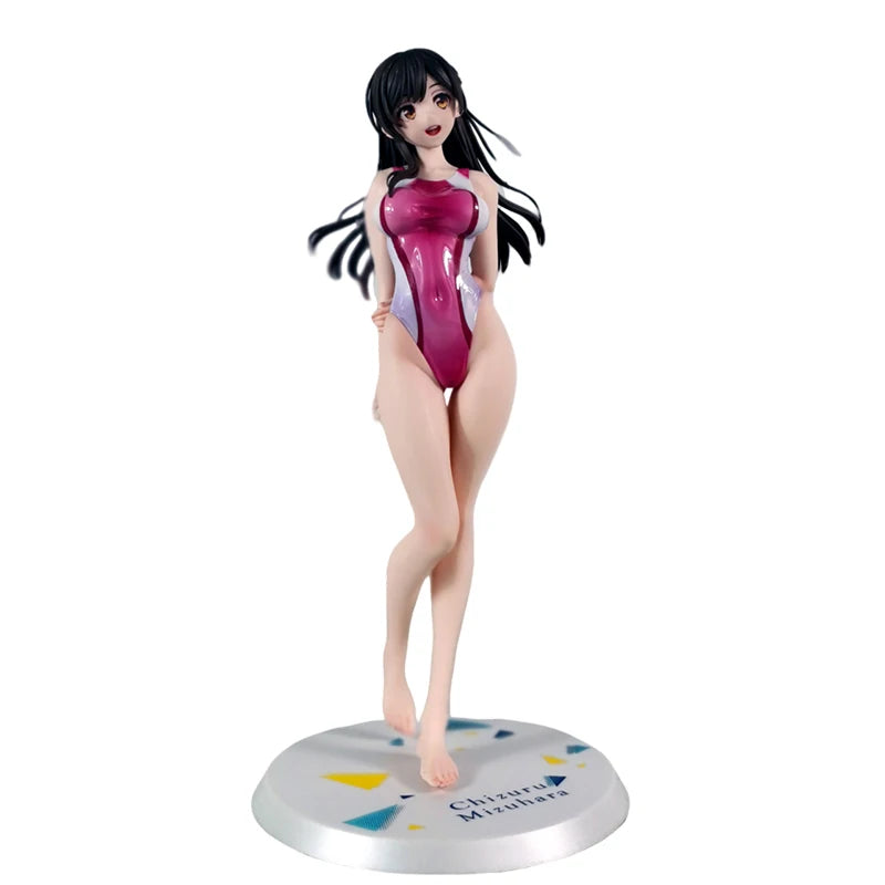 Mizuhara Chizuru Rent a Girlfriend Action Figure Otaku Collectible Toy