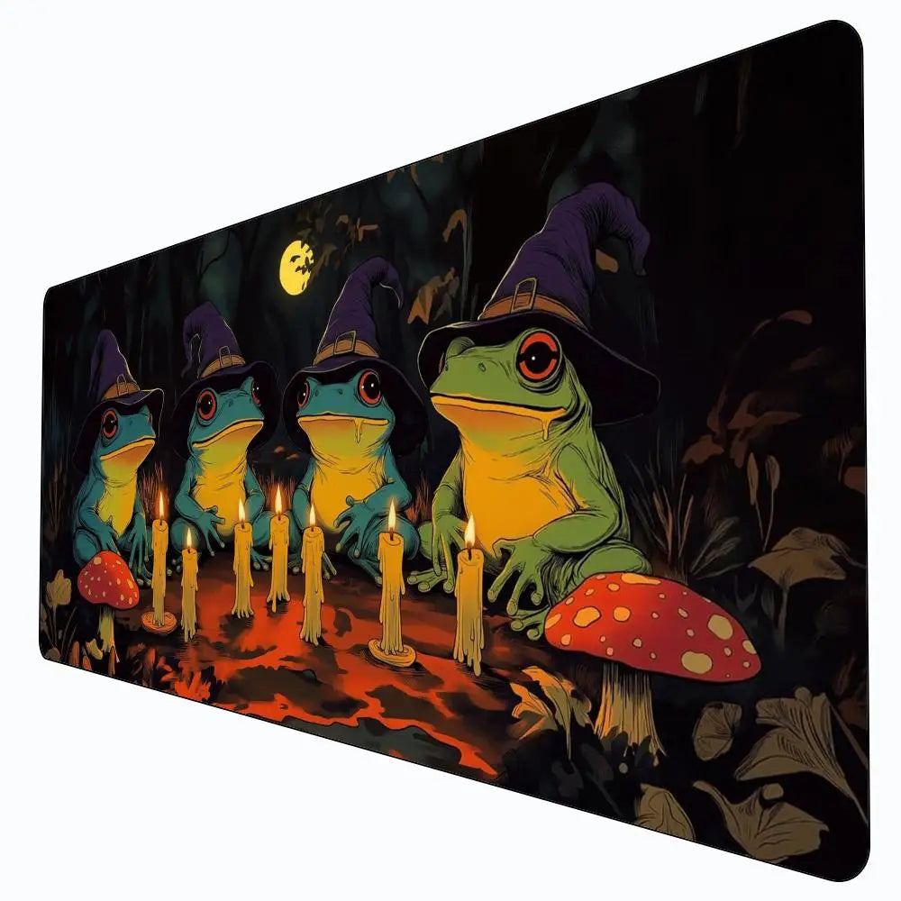Frog Wizard Mouse Pad Large Desk Mat Gaming Mat PC Accessories