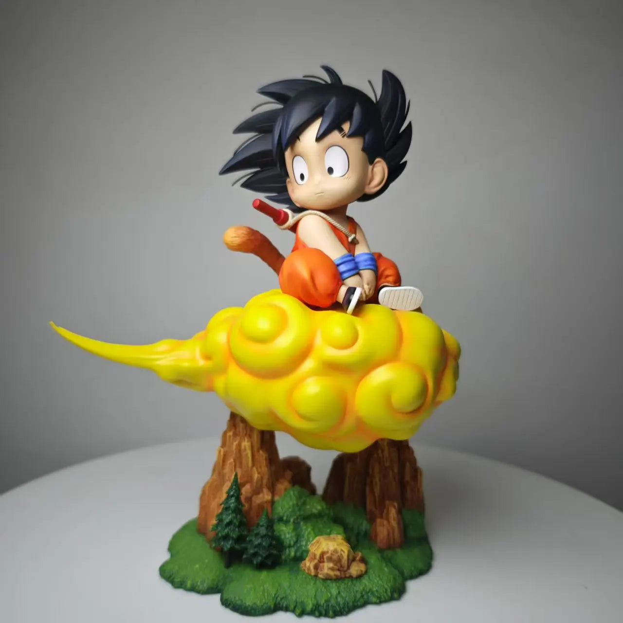 **** In Stock 20cm Dragon Ball Goku PVC Action Figure Sitting on Cloud