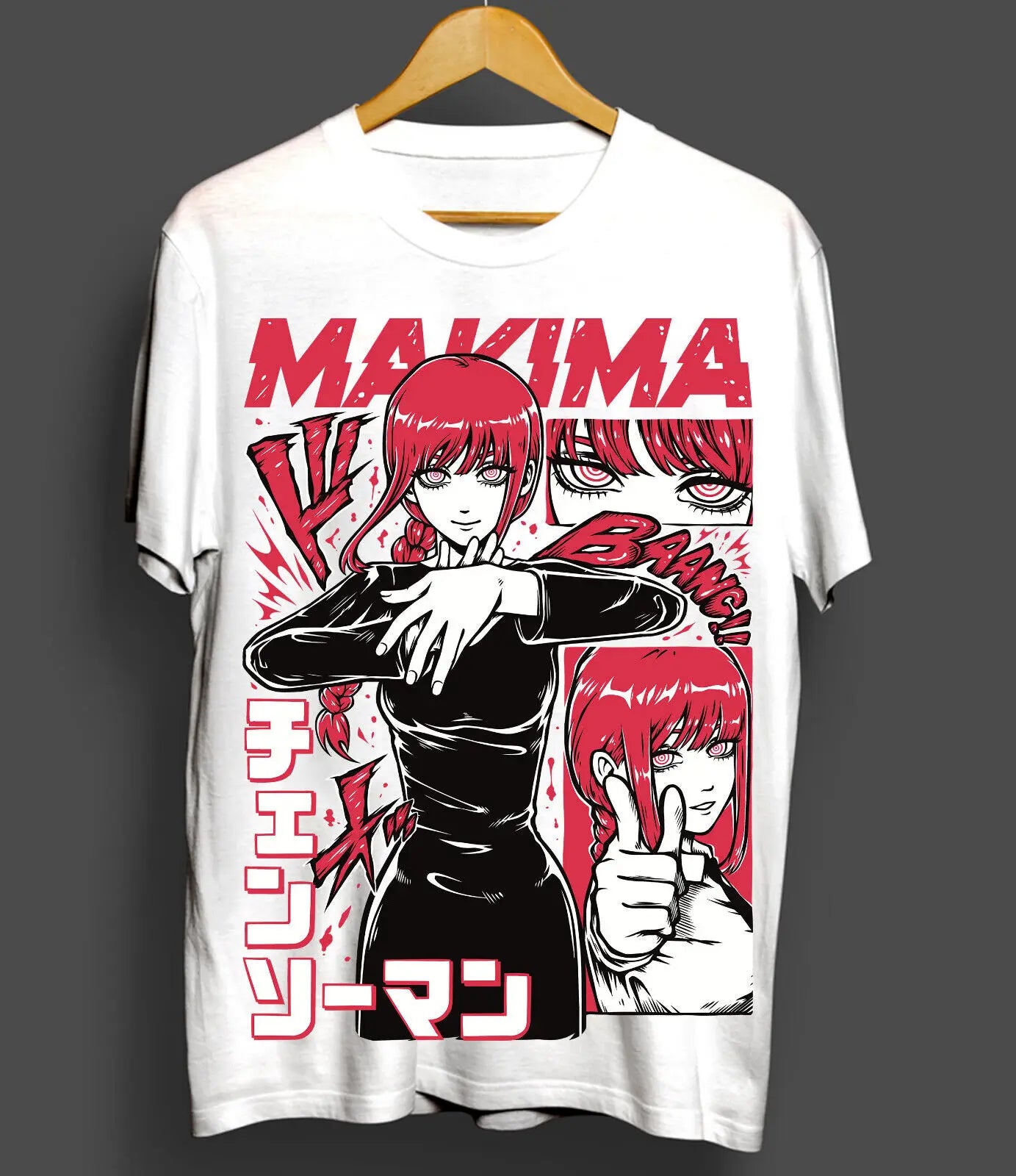 Chainsaw Man Makima Panel T-Shirt – Manga Pose Graphic Tee (2025 Edition)