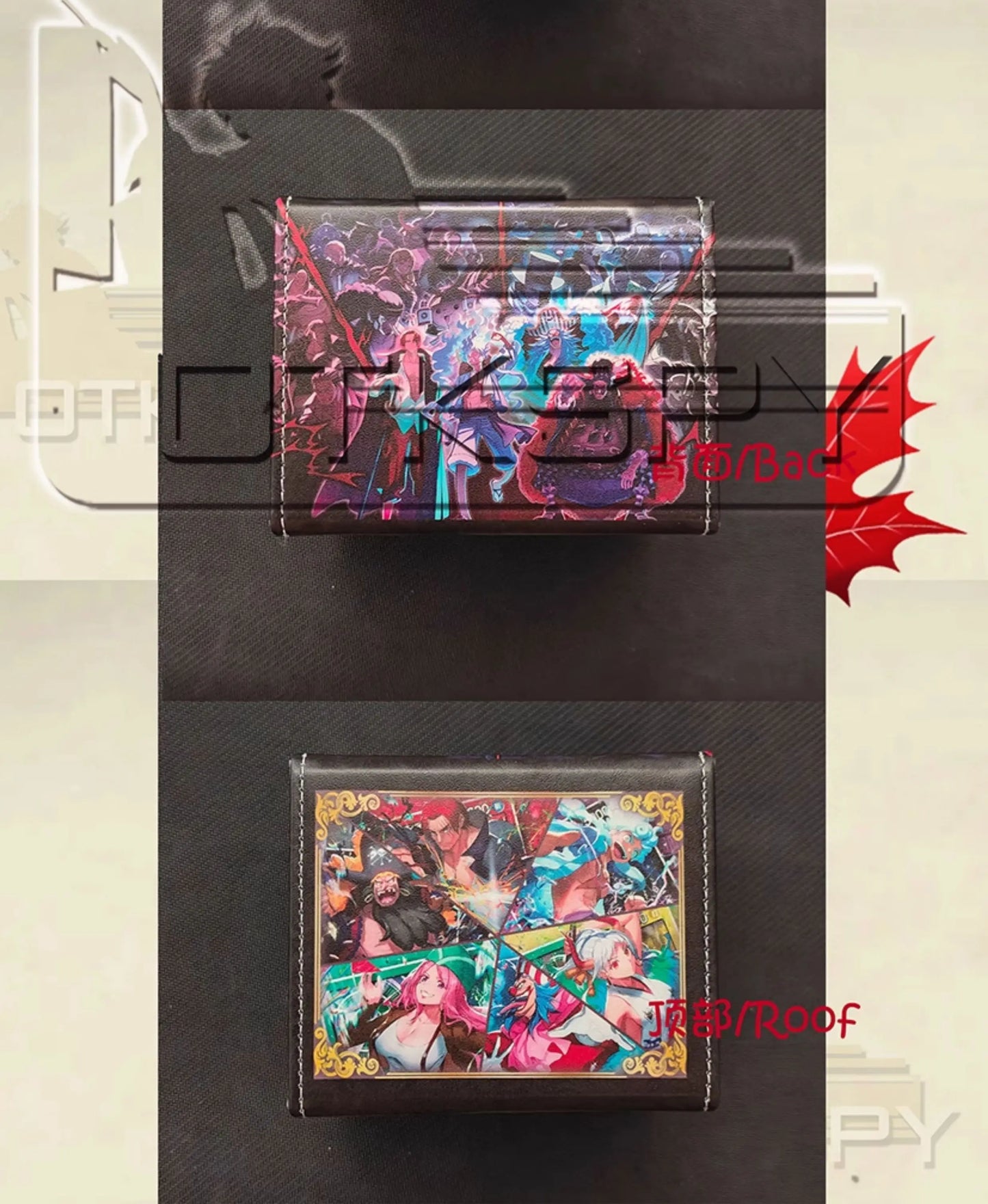Anime One Piece Four Emperors Shanks Teach Luffy Deck Box Yu-Gi-Oh Storage