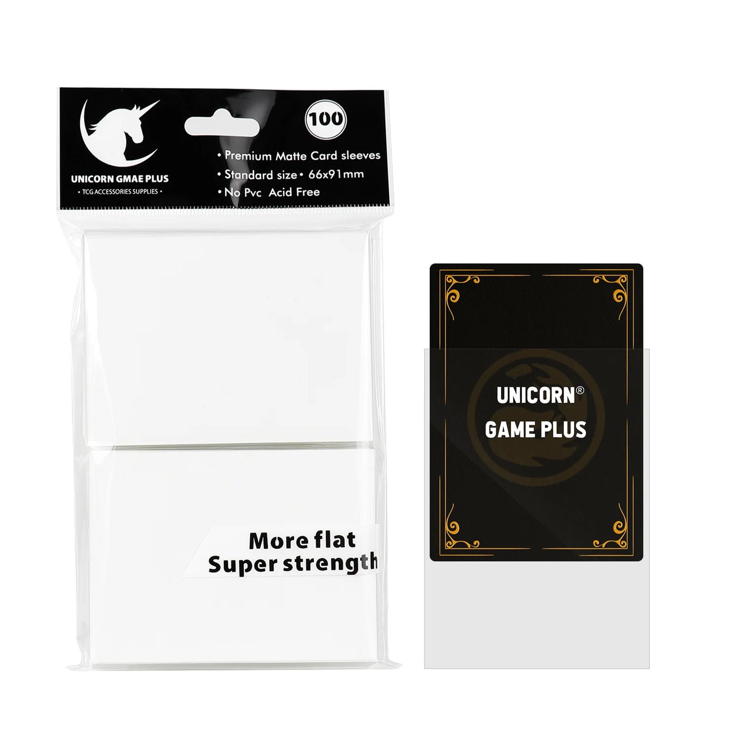 100PCS Matte Green Card Sleeves – 66x91mm Standard Size TCG Protectors