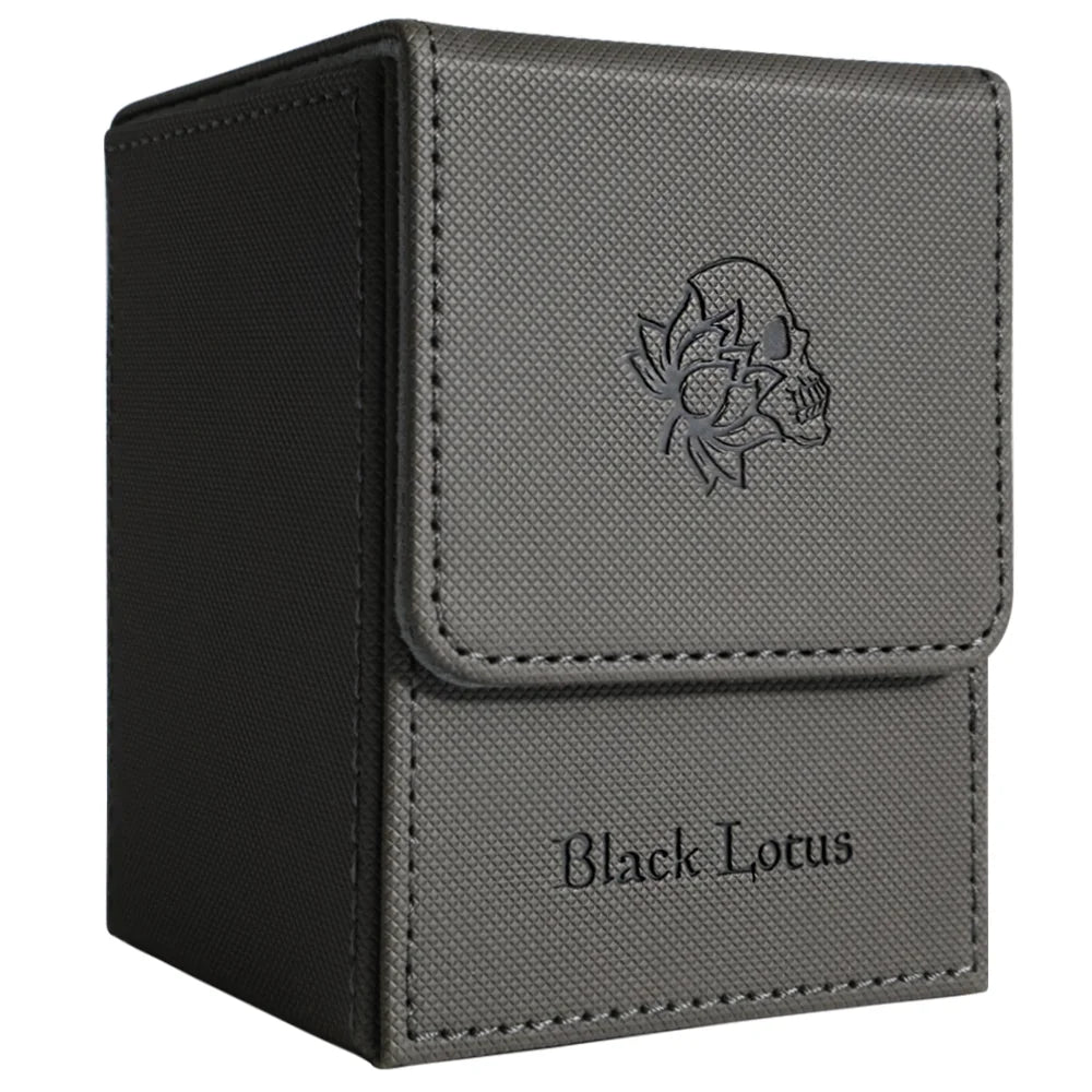PU Leather Magnetic Deck Box – Fits 100+ Sleeved Cards for MTG/PTCG