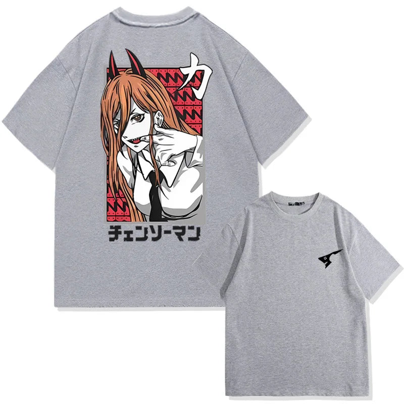 Chainsaw Man Power T-Shirt – Back Graphic Devil Girl Tee (2025 Edition)