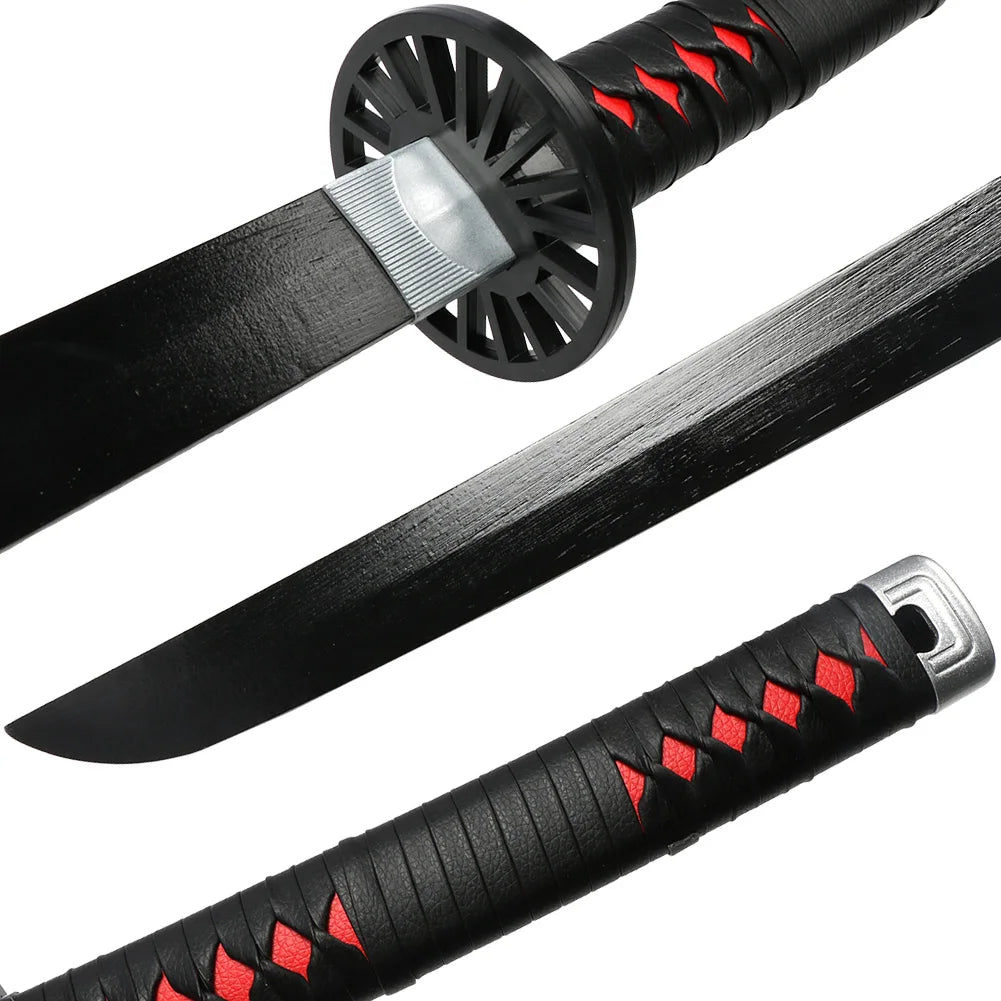 Tanjiro Blue Sword – Demon Slayer Bamboo Katana Cosplay Replica