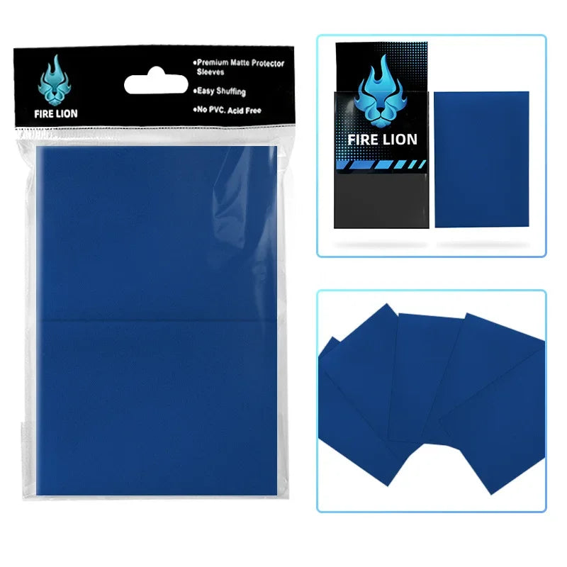 Fire Lion Matte Card Sleeves – 66x91mm (100 Pack)