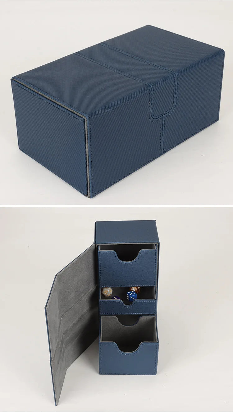 TCG Card Storage Box 200+ Capacity – MTG Pokémon Token Organizer Gift