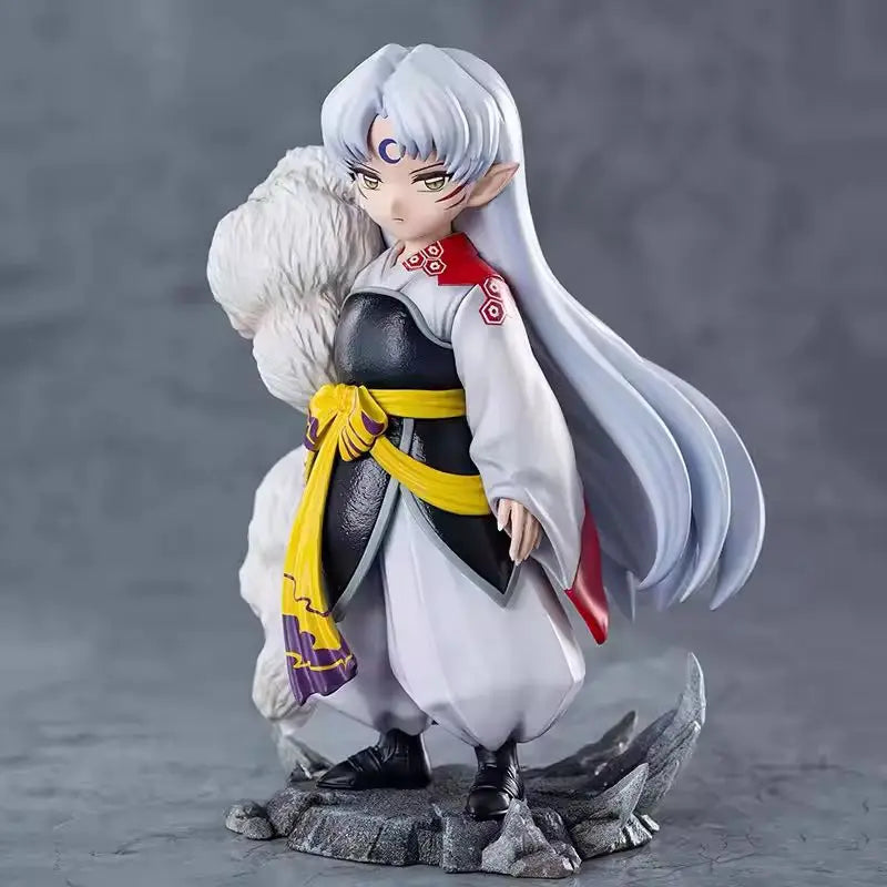 Inuyasha Chibi-Style Sesshomaru Figurine Anime Collectible Gift In-Stock