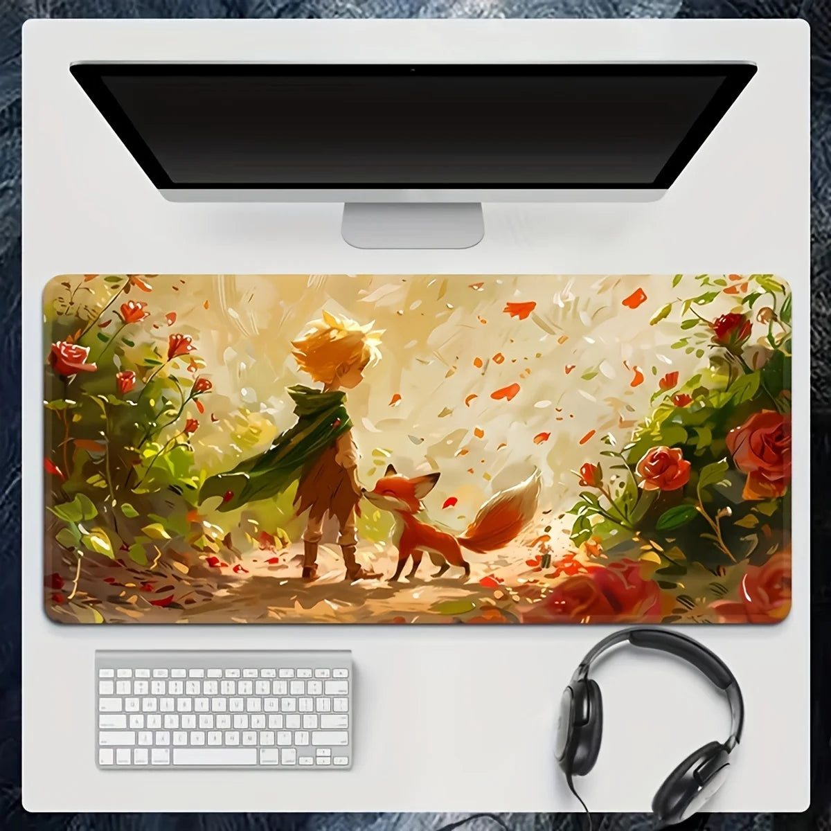 Starry Night Mouse Pad Van Gogh Gaming Office Mat Non-Slip Rubber