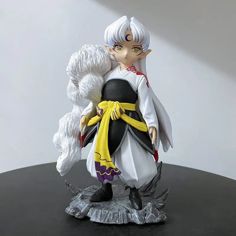 Inuyasha Chibi-Style Sesshomaru Figurine Anime Collectible Gift In-Stock