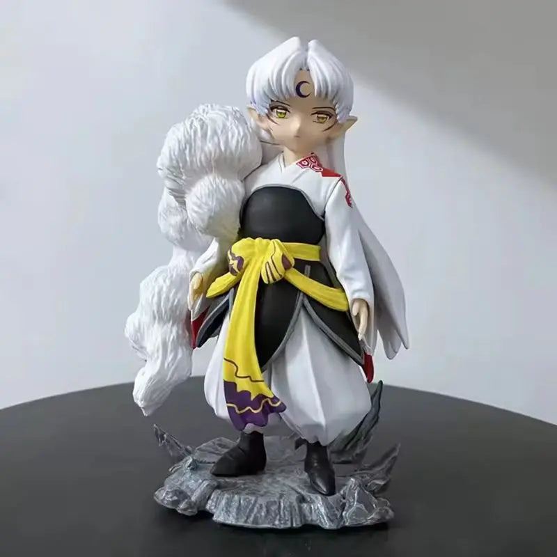 Inuyasha Chibi-Style Sesshomaru Figurine Anime Collectible Gift In-Stock