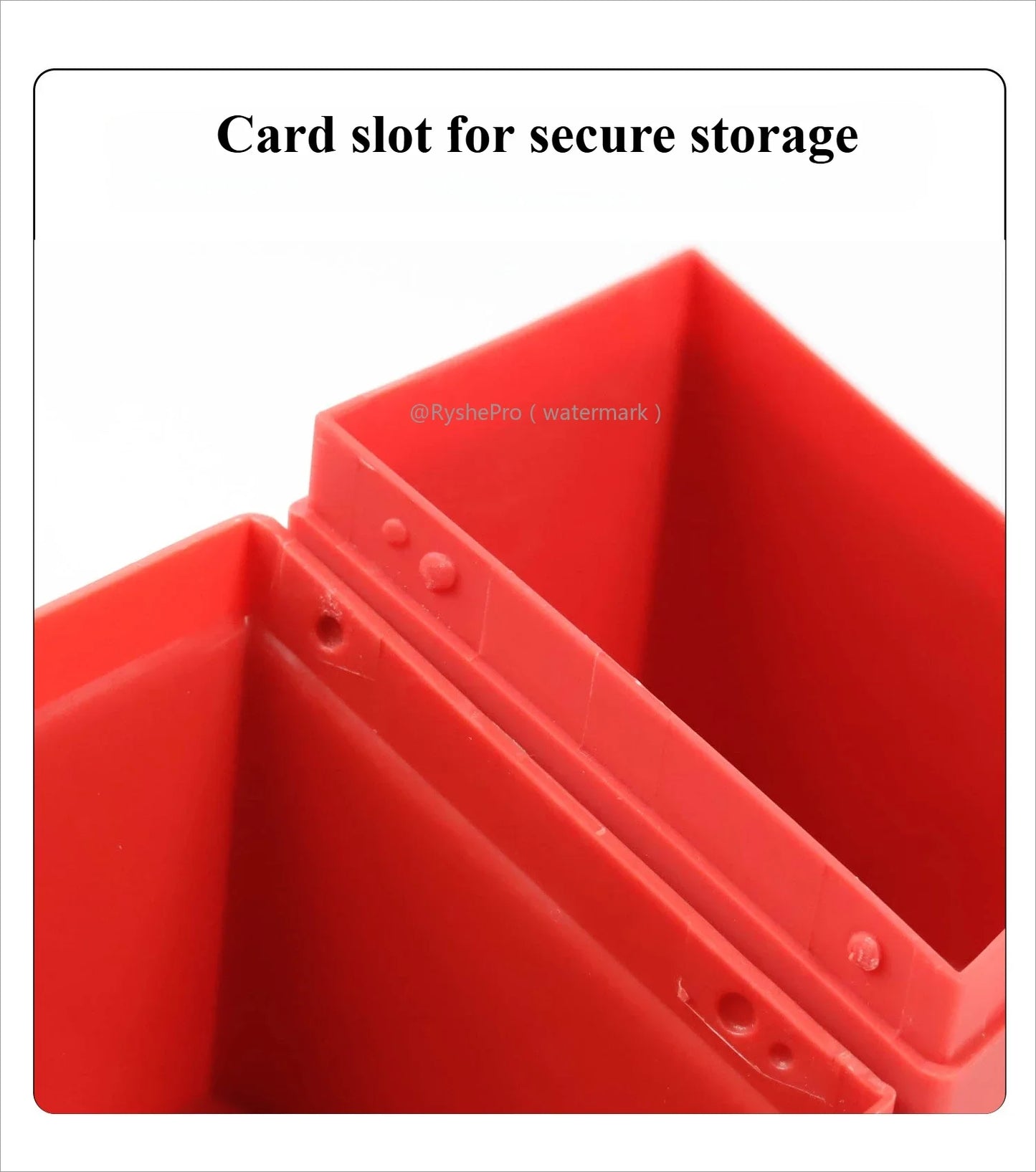 Card Storage Deck Box – Holds 100+ TCG/MTG/YGO/Baseball Cards + Divider