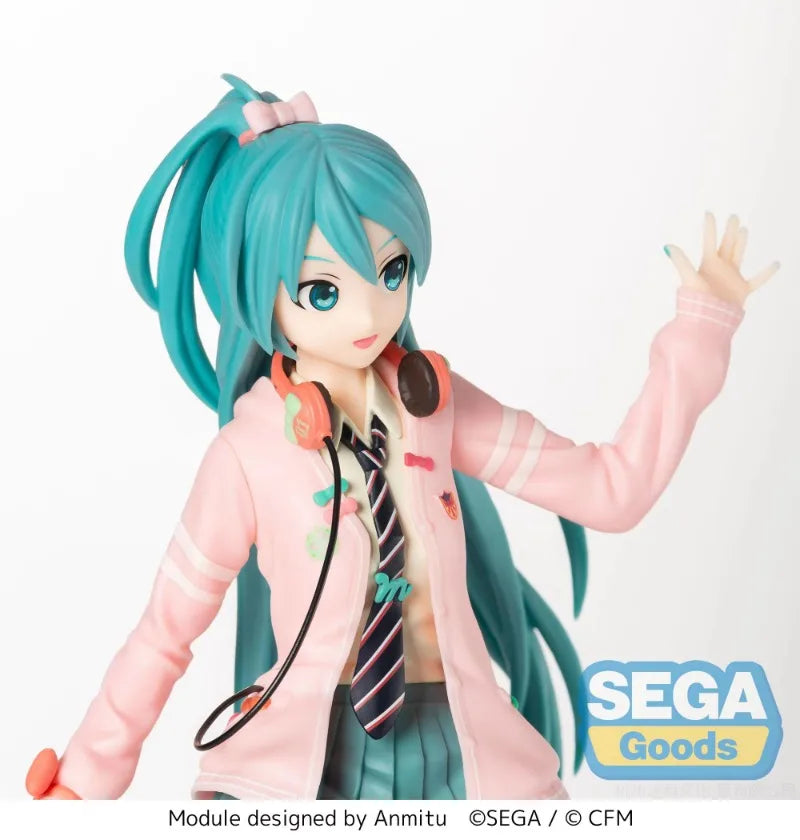 Hatsune Miku Ribbon Girl Figure – 9.4in SEGA PVC Anime Model