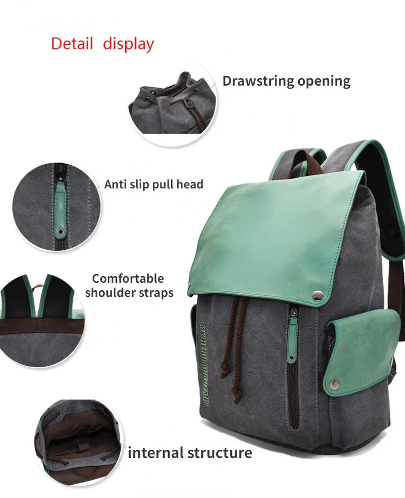 Demon Slayer Canvas Backpack Nezuko Tanjirou Zenitsu Giyuu Schoolbag Gift