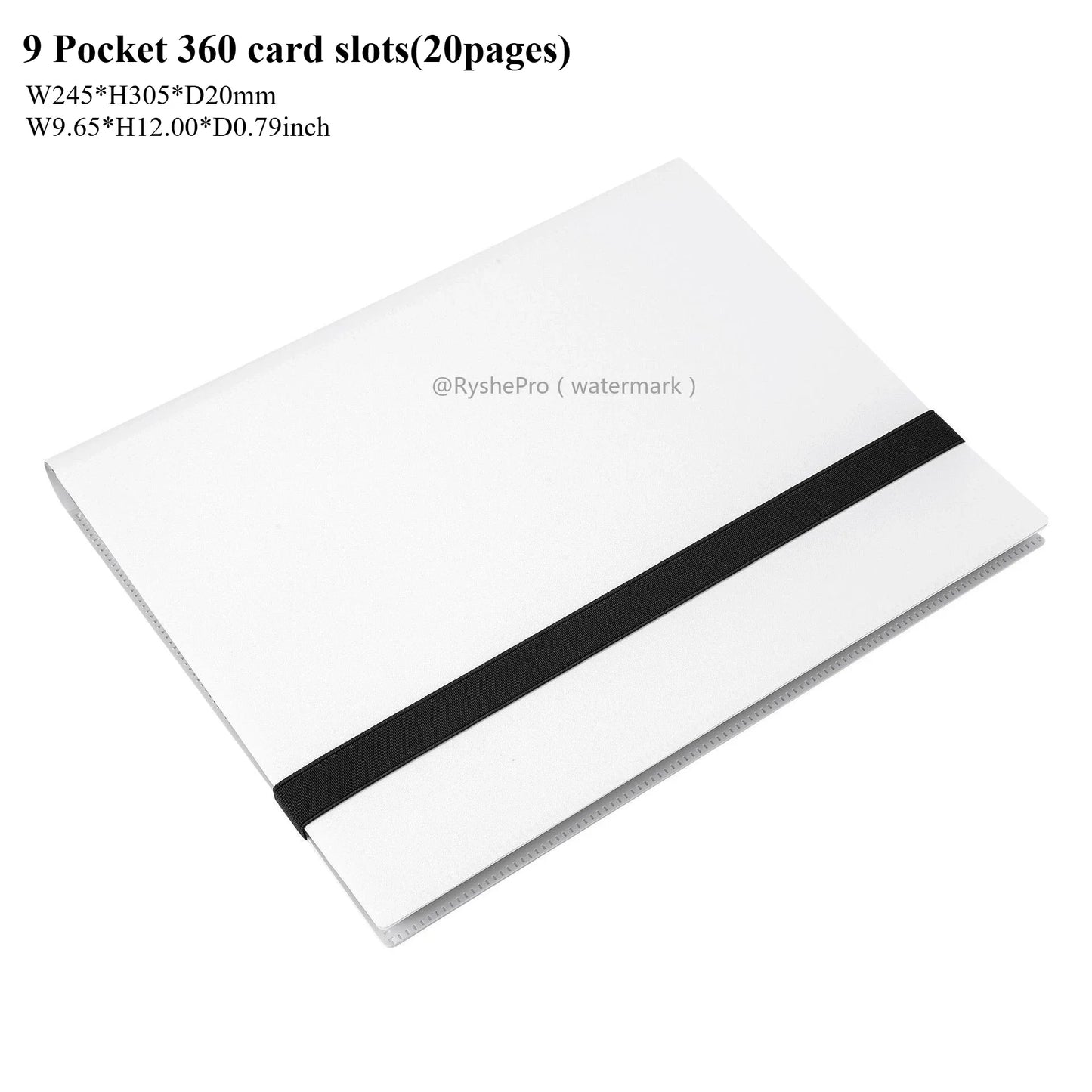 360 Pocket Card Binder – Side Loading Trading Card Album for MTG, Pokémon, Yu-Gi-Oh