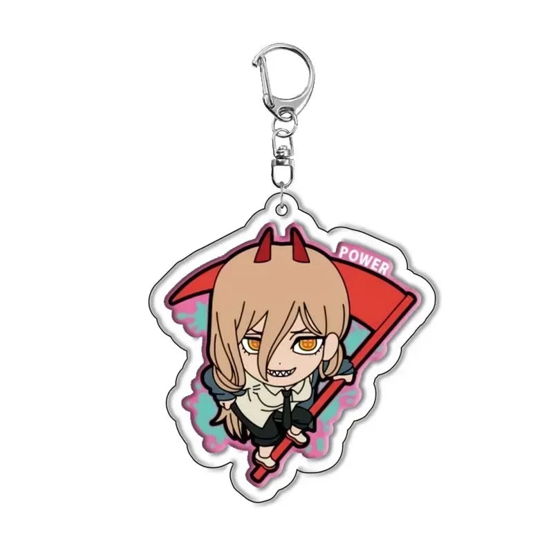 Chainsaw Man Power Acrylic Keychain – 1.6 × 2.4-Inch Blood Fiend Charm