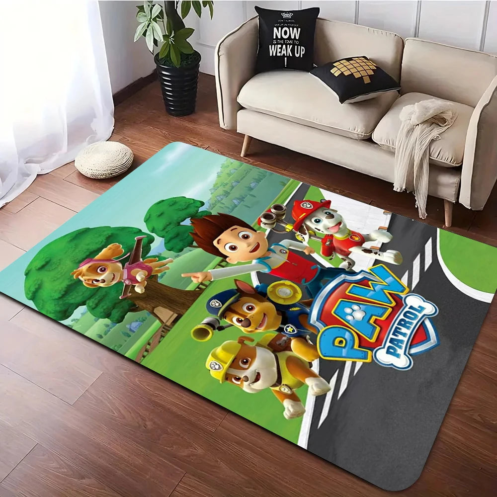 MINISO Paw Patrol Kids Rug Play Mat Colorful Cartoon Floor Mat for Nursery