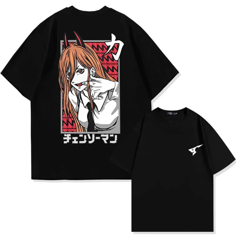 Chainsaw Man Power T-Shirt – Back Graphic Devil Girl Tee (2025 Edition)