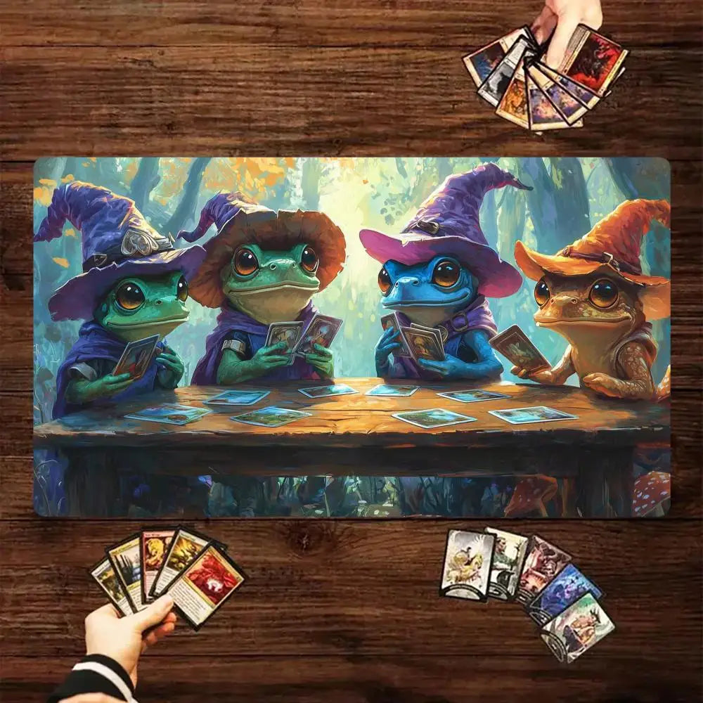 Frog Wizard Mouse Pad Large Desk Mat Gaming Mat PC Accessories