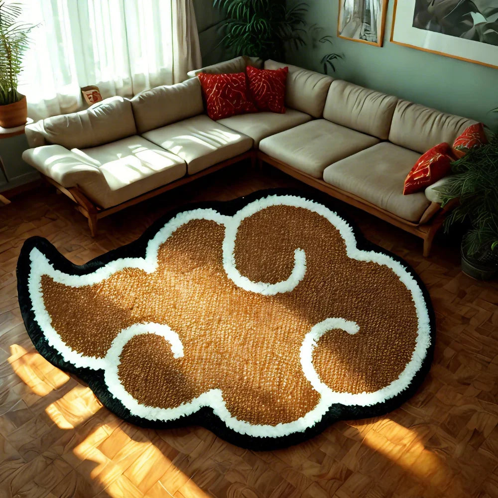 VIKAMA Healing Clouds Carpet Decorative Cushion Bedroom Living Room