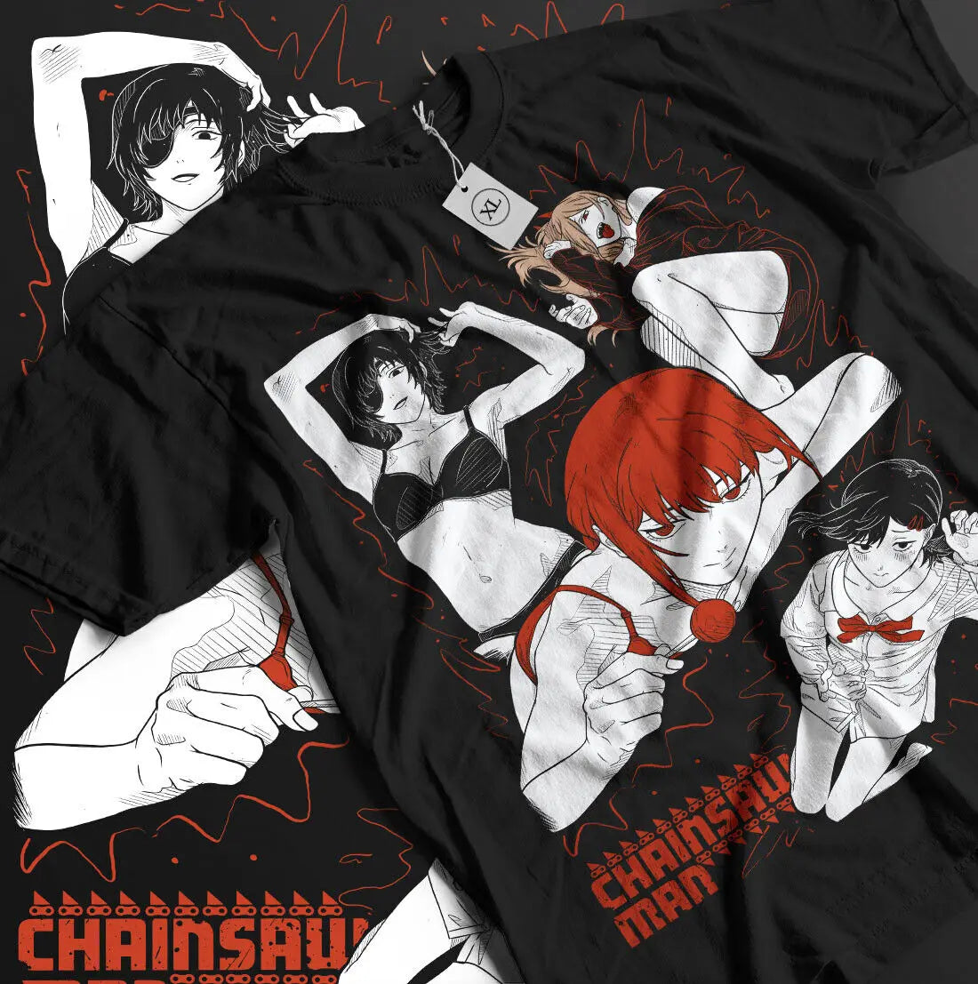 Chainsaw Man Girls Tee – Makima, Power, Kobeni & Reze Graphic T-Shirt (2025 Edition)