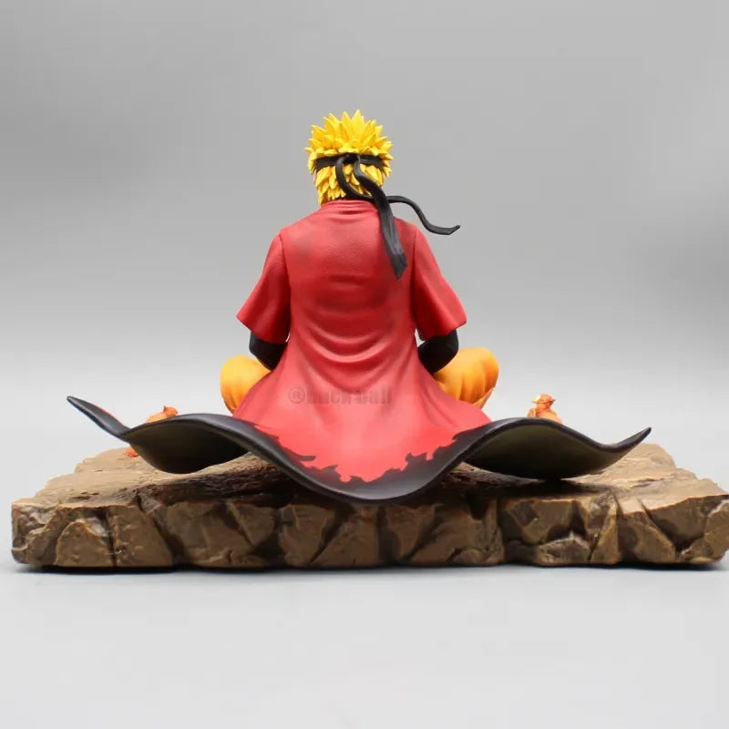 Uzumaki Naruto Meditation Figure – PVC Anime Statue with Screen Display