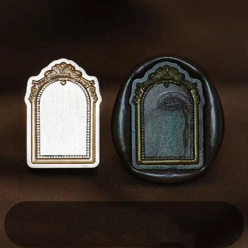 Retro Photo Frame Lacquer Seal Wax Stamp Head Copper Invitation Decor