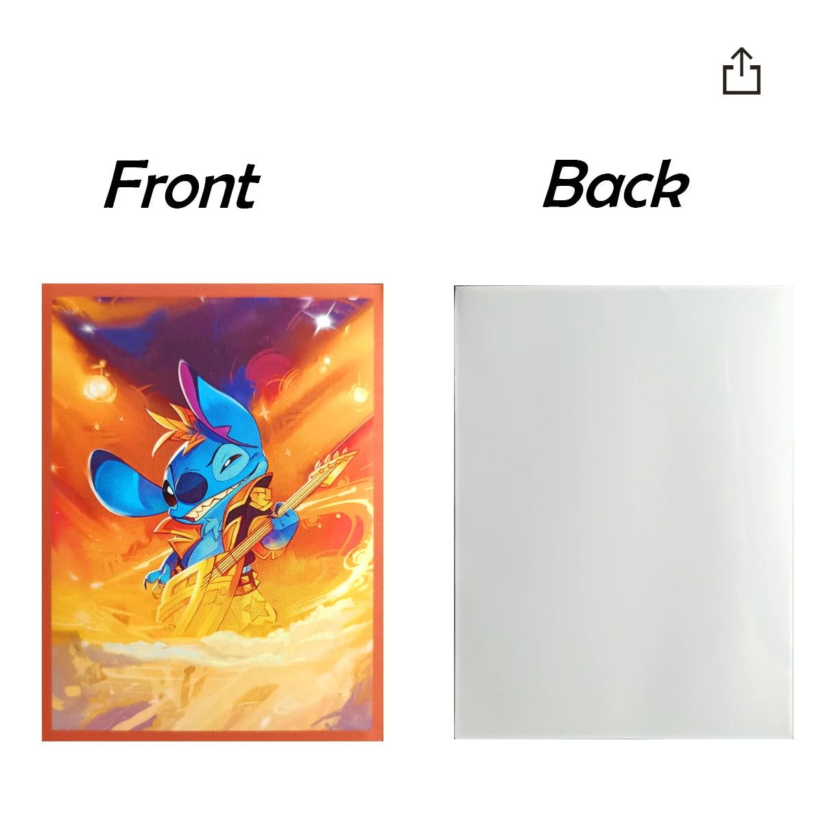 Lorcana Stitch Card Sleeves 66x91mm – 60pcs MTG Pokémon Protectors