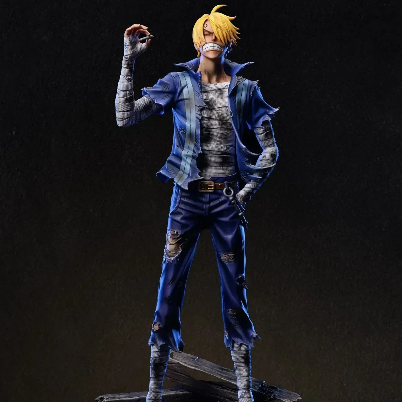 30cm One Piece Roronoa Zoro Vinsmoke Sanji Action Figure PVC Model