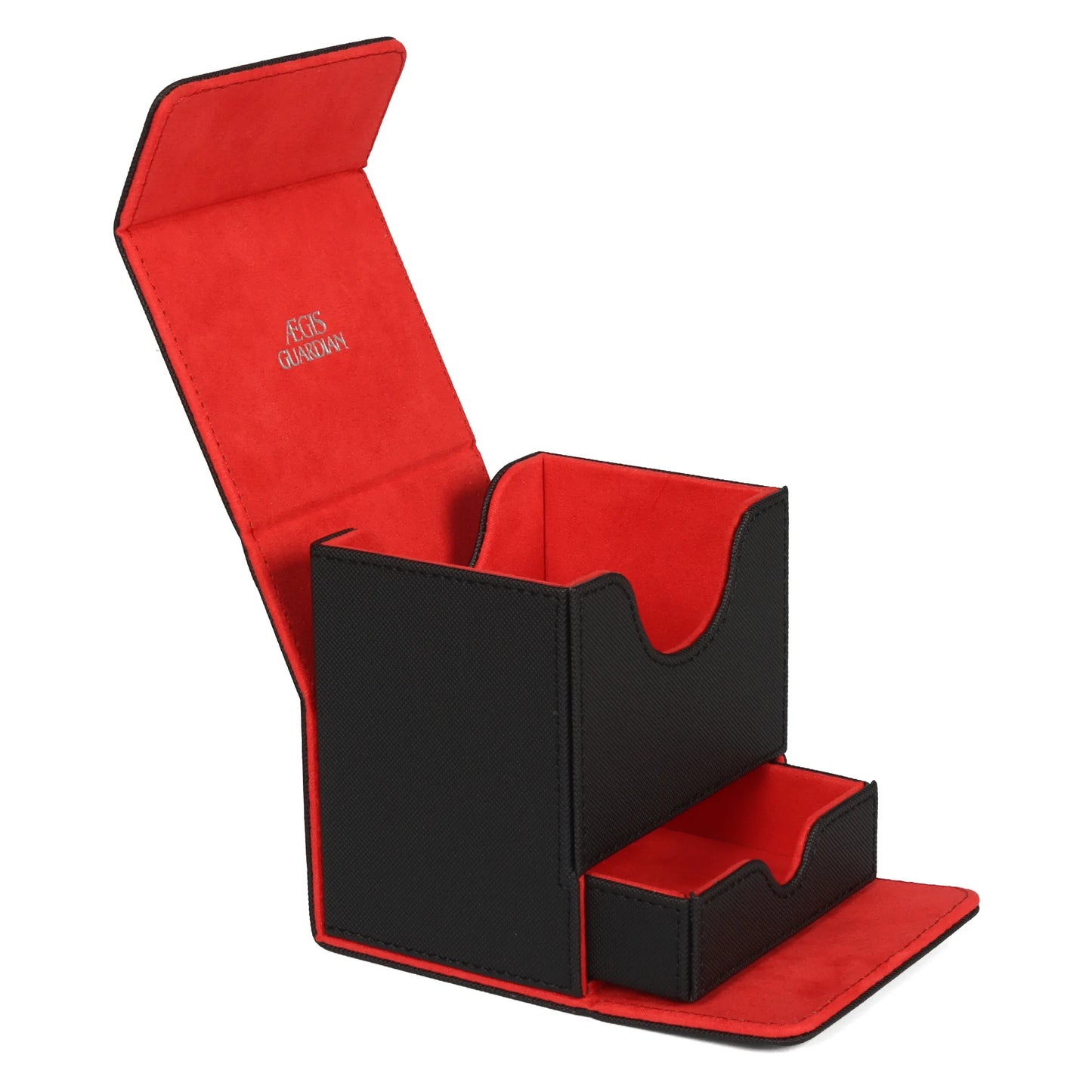 AEGIS GUARDIAN 100+ Card Deck Box – Horizontal Insert with Dice Tray