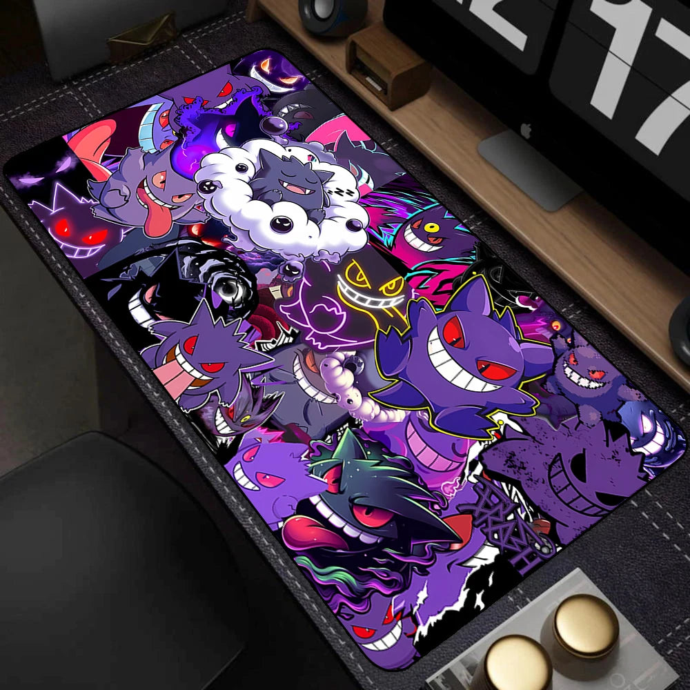 Colorful Gaming Keyboard Rug XXL Anime Mouse Pad Gengar Pokémon Mat