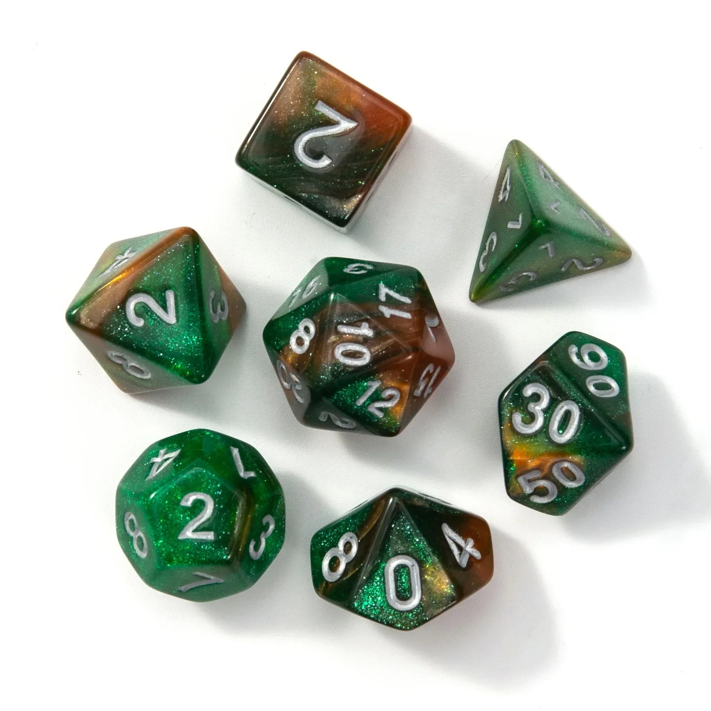 Polyhedral Dice Set for DND RPG Tabletop Roleplaying Games 7pcs