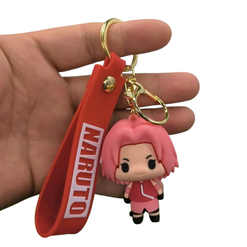 Naruto Sakura Haruno PVC Keychain – 2″ Mini Figure Pendant