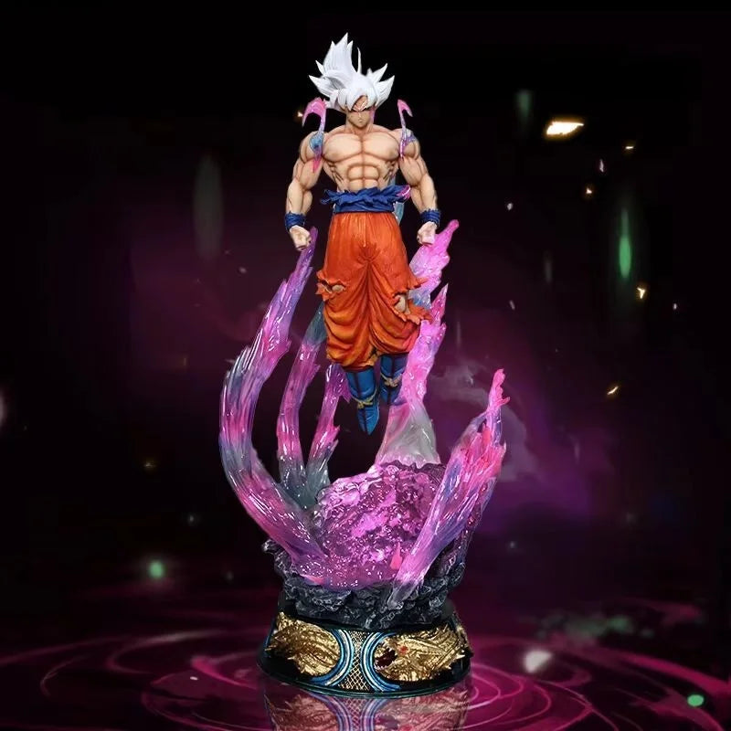 24cm Anime Dragon Ball Son Goku Ultra Instinct Action Figure Model Gift
