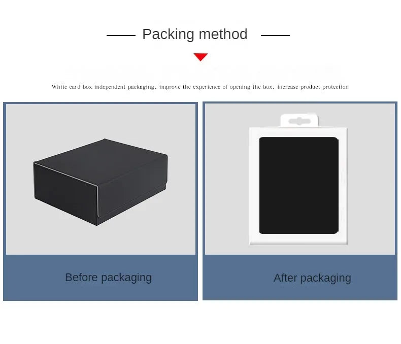 **** Storage Box for 1800+ Trading Cards PU Leather Magnetic Closure Case