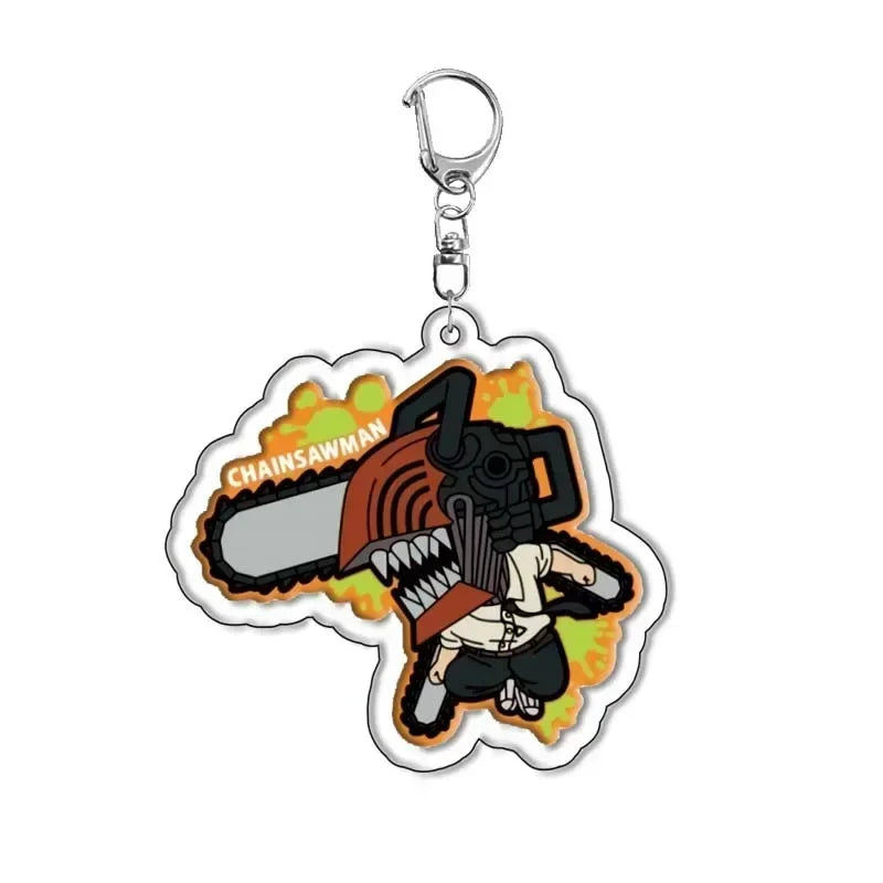 Chainsaw Man Devil-Form Acrylic Keychain – 1.6 × 2.4-Inch Charm