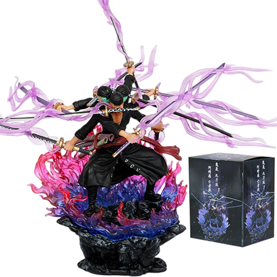 5.9" Asura Zoro Figure – One Piece PVC 9-Sword Style Statue