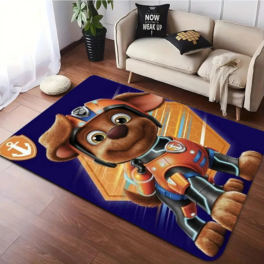 MINISO Paw Patrol Kids Rug Play Mat Colorful Cartoon Floor Mat for Nursery